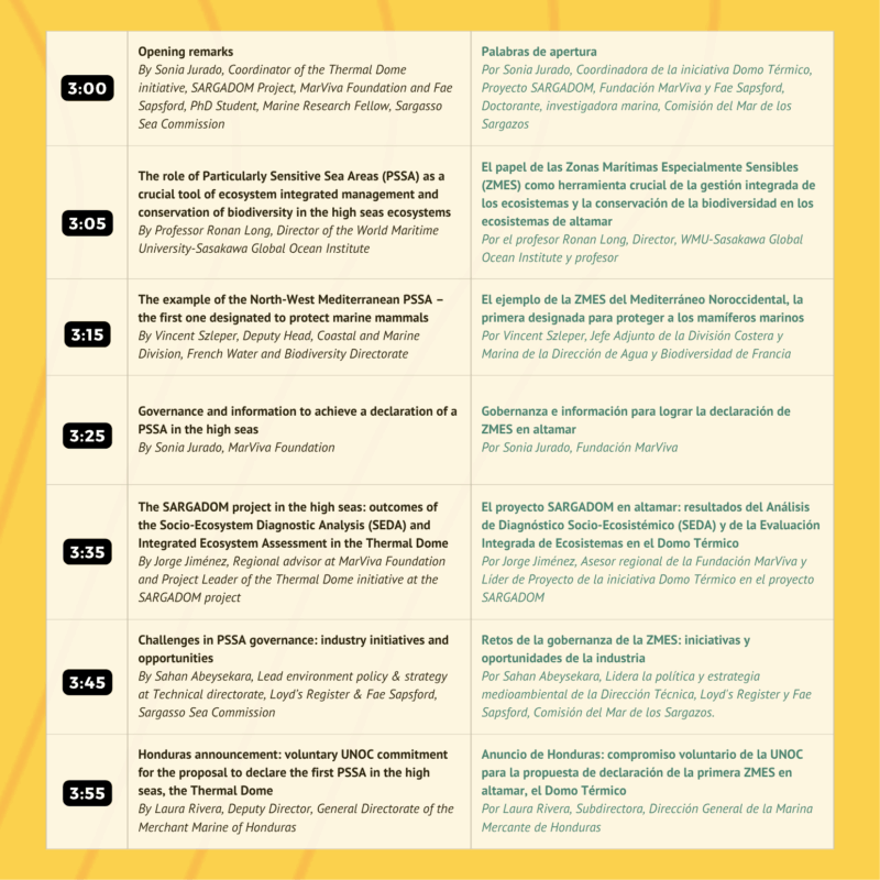 Agenda Side Event June 7 English and Spanish